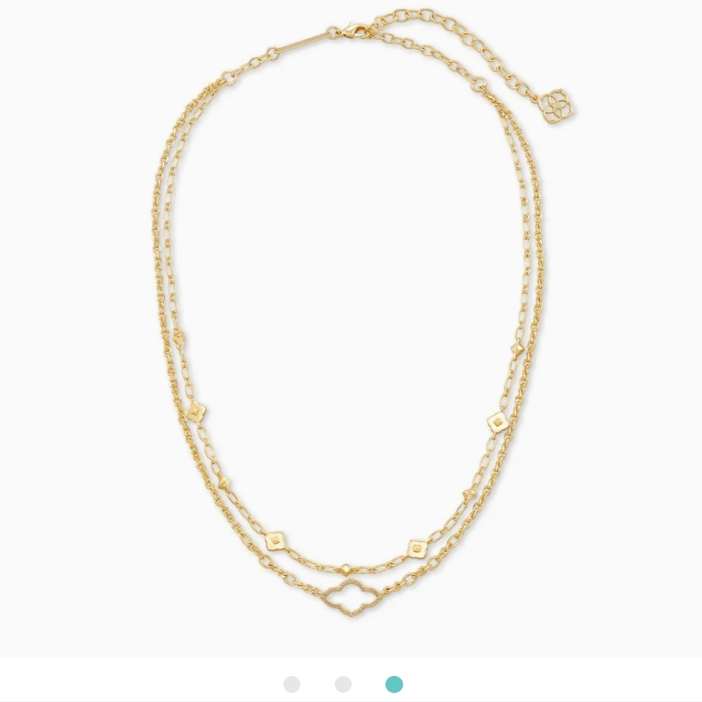Kendra Scott Abbie Multi Strand Necklace Gold